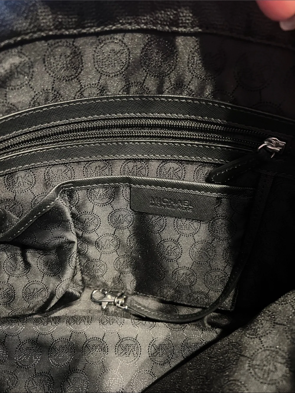 Michael Kors Black Signature Tote Bag - Picture 6 of 7
